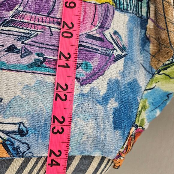 Alfred Dunner Petite L Asymmetrical 3/4 Sleeve Shirt - Picture 7 of 9